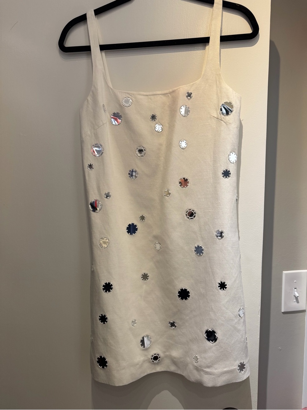 Tanya Taylor White Mirror Dress